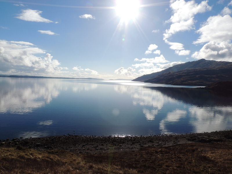 Series of pictures from the other side of the Loch Linnhe, from Linnhe Croft Holiday Cottages