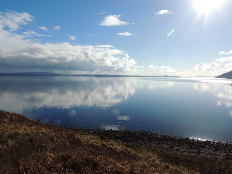 Series of pictures from the other side of the Loch Linnhe, from Linnhe Croft Holiday Cottages